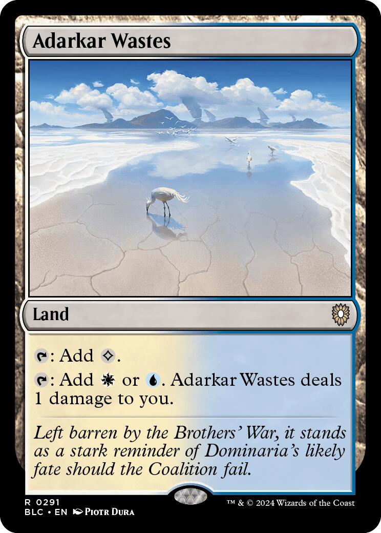 Adarkar Wastes [Bloomburrow Commander] | PLUS EV GAMES 