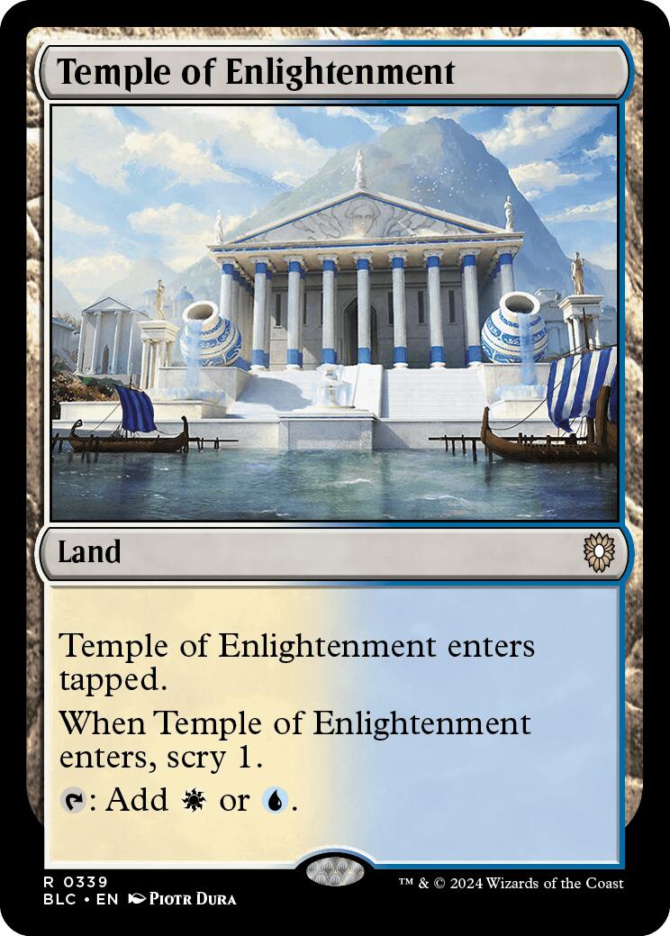 Temple of Enlightenment [Bloomburrow Commander] | PLUS EV GAMES 