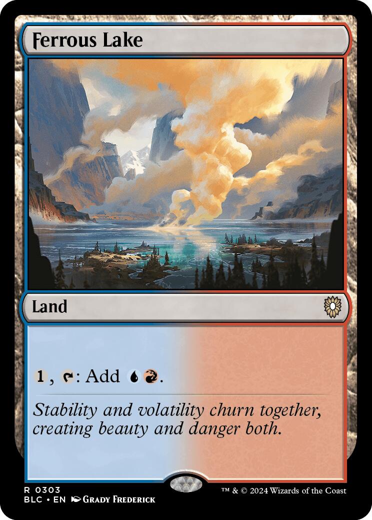 Ferrous Lake [Bloomburrow Commander] | PLUS EV GAMES 