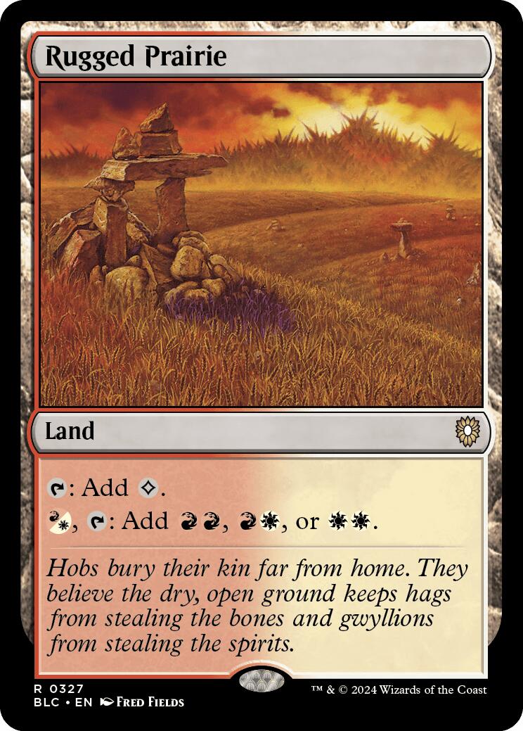 Rugged Prairie [Bloomburrow Commander] | PLUS EV GAMES 