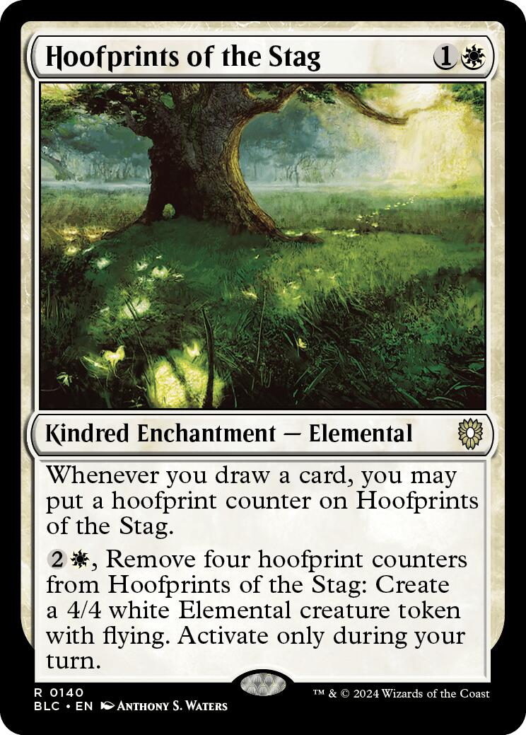 Hoofprints of the Stag [Bloomburrow Commander] | PLUS EV GAMES 