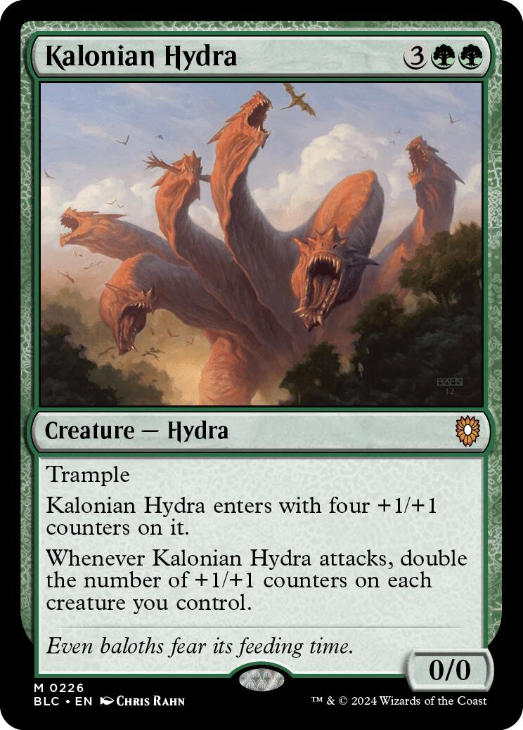 Kalonian Hydra [Bloomburrow Commander] | PLUS EV GAMES 