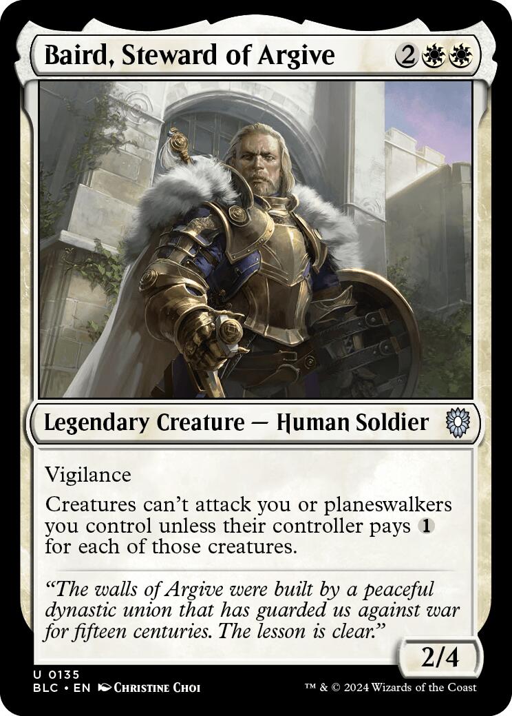 Baird, Steward of Argive [Bloomburrow Commander] | PLUS EV GAMES 