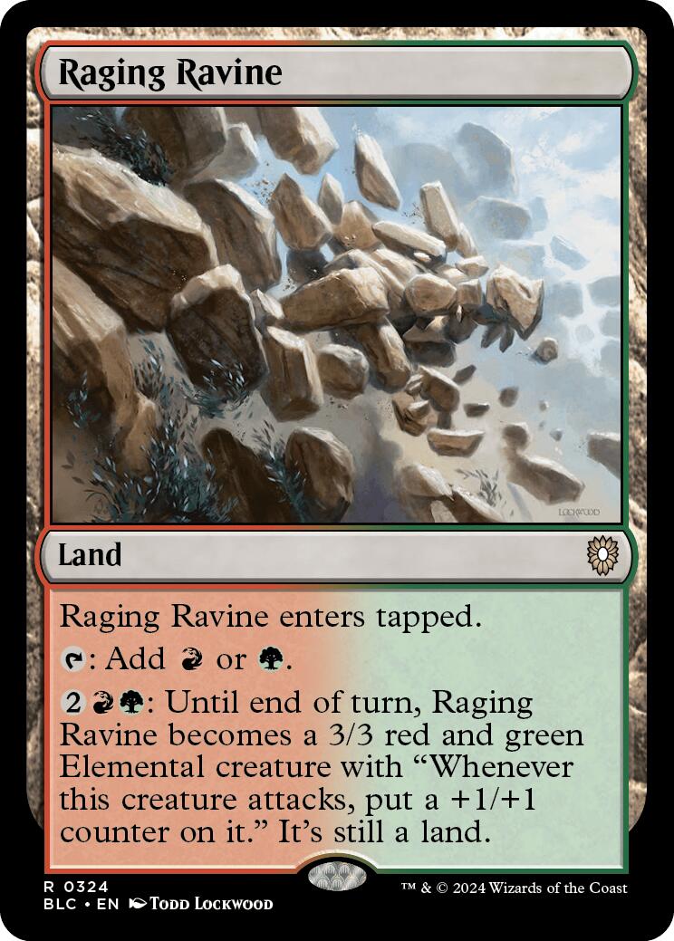 Raging Ravine [Bloomburrow Commander] | PLUS EV GAMES 