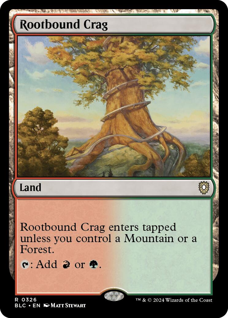 Rootbound Crag [Bloomburrow Commander] | PLUS EV GAMES 