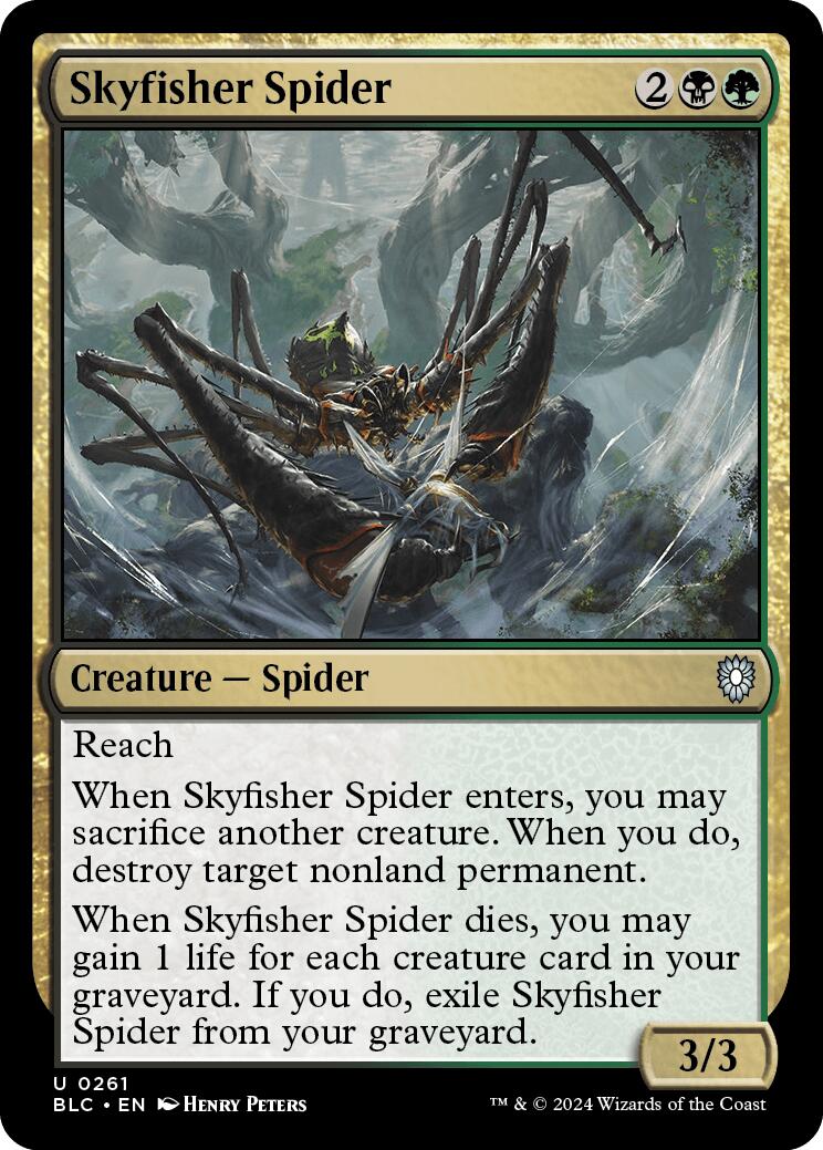 Skyfisher Spider [Bloomburrow Commander] | PLUS EV GAMES 