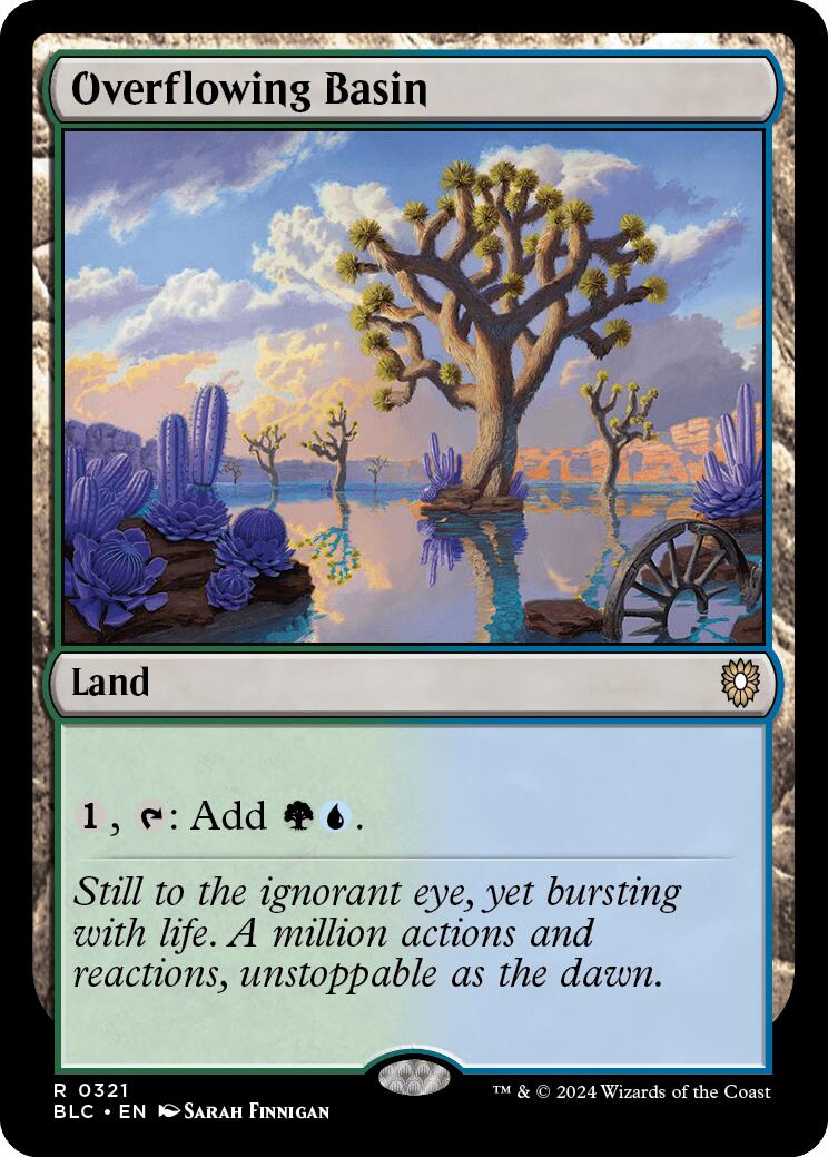 Overflowing Basin [Bloomburrow Commander] | PLUS EV GAMES 