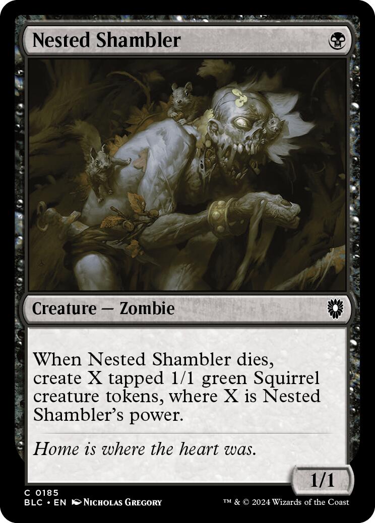 Nested Shambler [Bloomburrow Commander] | PLUS EV GAMES 