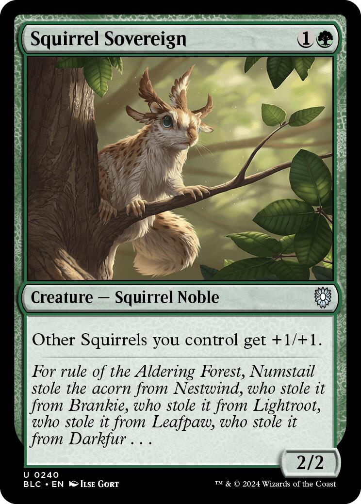 Squirrel Sovereign [Bloomburrow Commander] | PLUS EV GAMES 