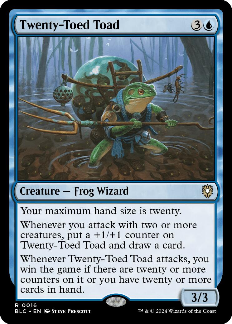 Twenty-Toed Toad [Bloomburrow Commander] | PLUS EV GAMES 