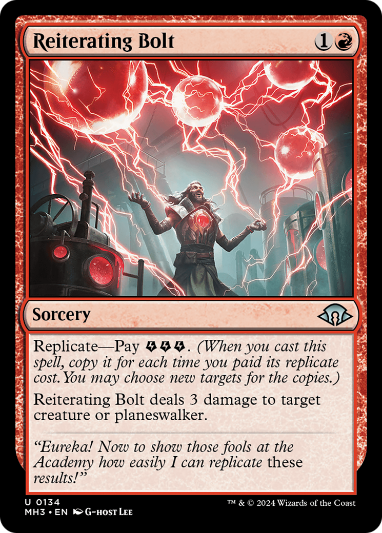 Reiterating Bolt [Modern Horizons 3] | PLUS EV GAMES 