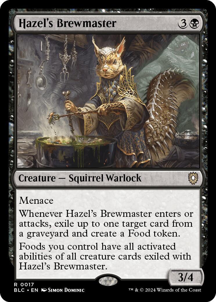 Hazel's Brewmaster [Bloomburrow Commander] | PLUS EV GAMES 