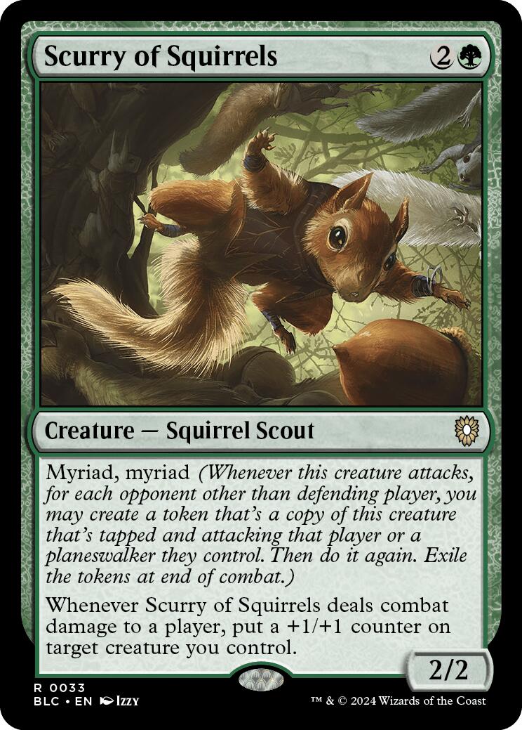 Scurry of Squirrels [Bloomburrow Commander] | PLUS EV GAMES 