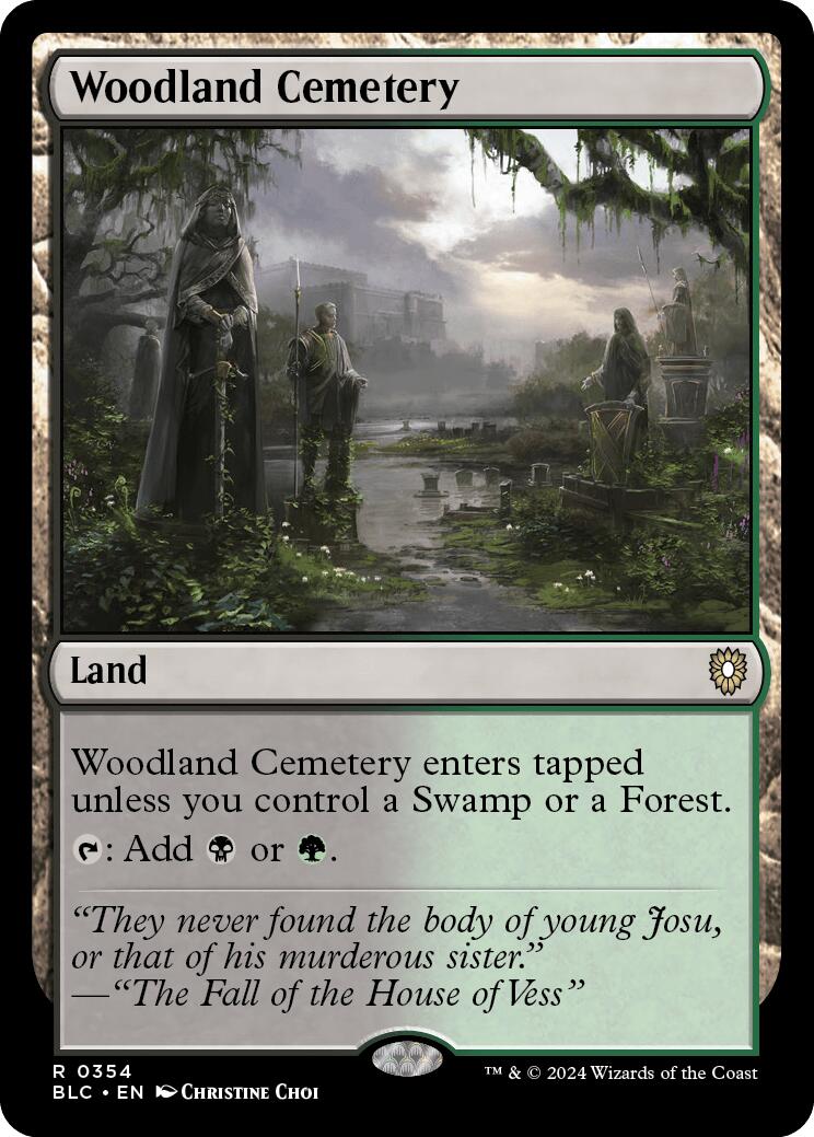 Woodland Cemetery [Bloomburrow Commander] | PLUS EV GAMES 