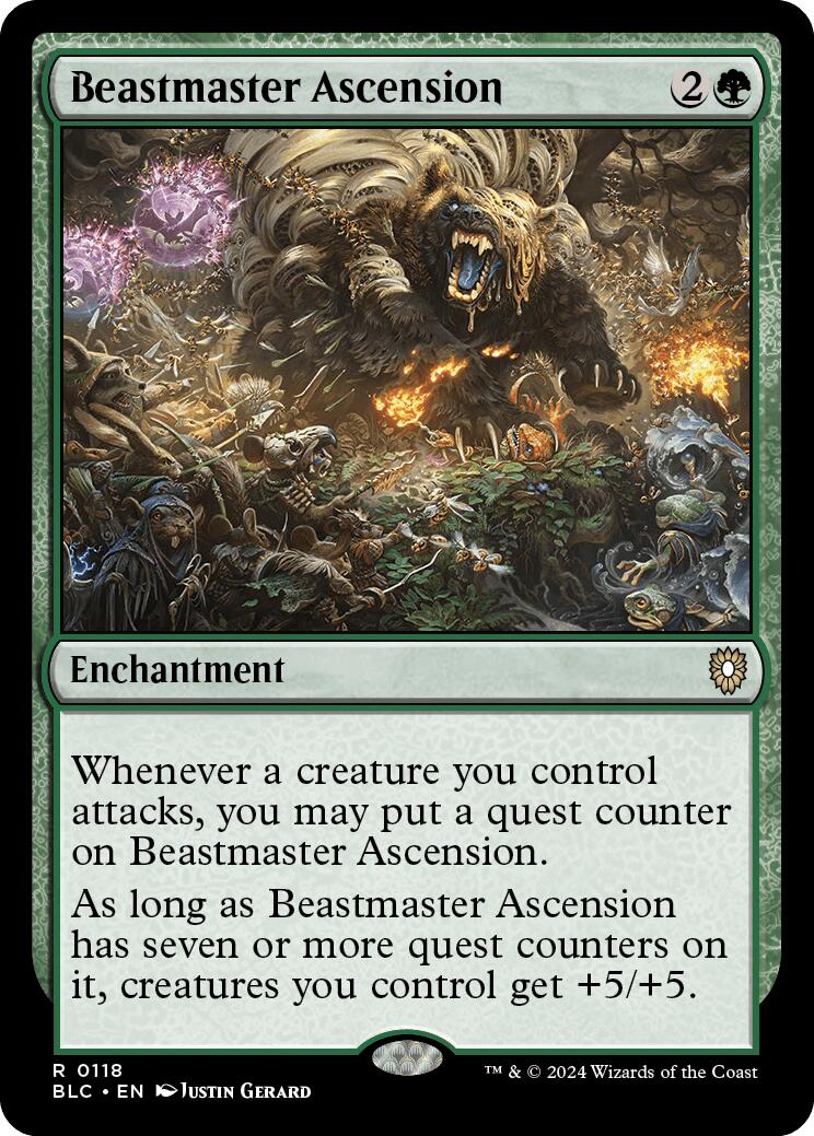 Beastmaster Ascension [Bloomburrow Commander] | PLUS EV GAMES 