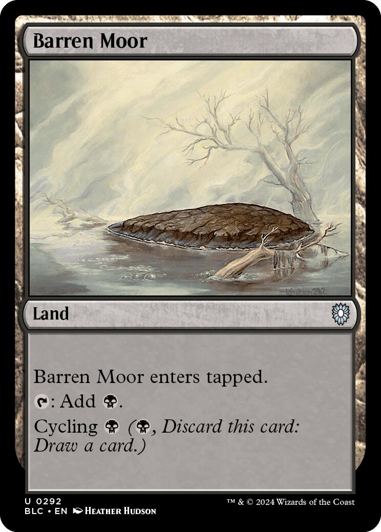 Barren Moor [Bloomburrow Commander] | PLUS EV GAMES 