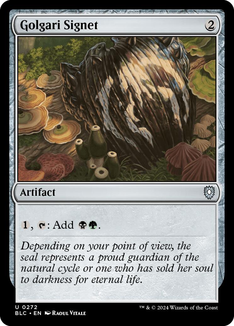 Golgari Signet [Bloomburrow Commander] | PLUS EV GAMES 