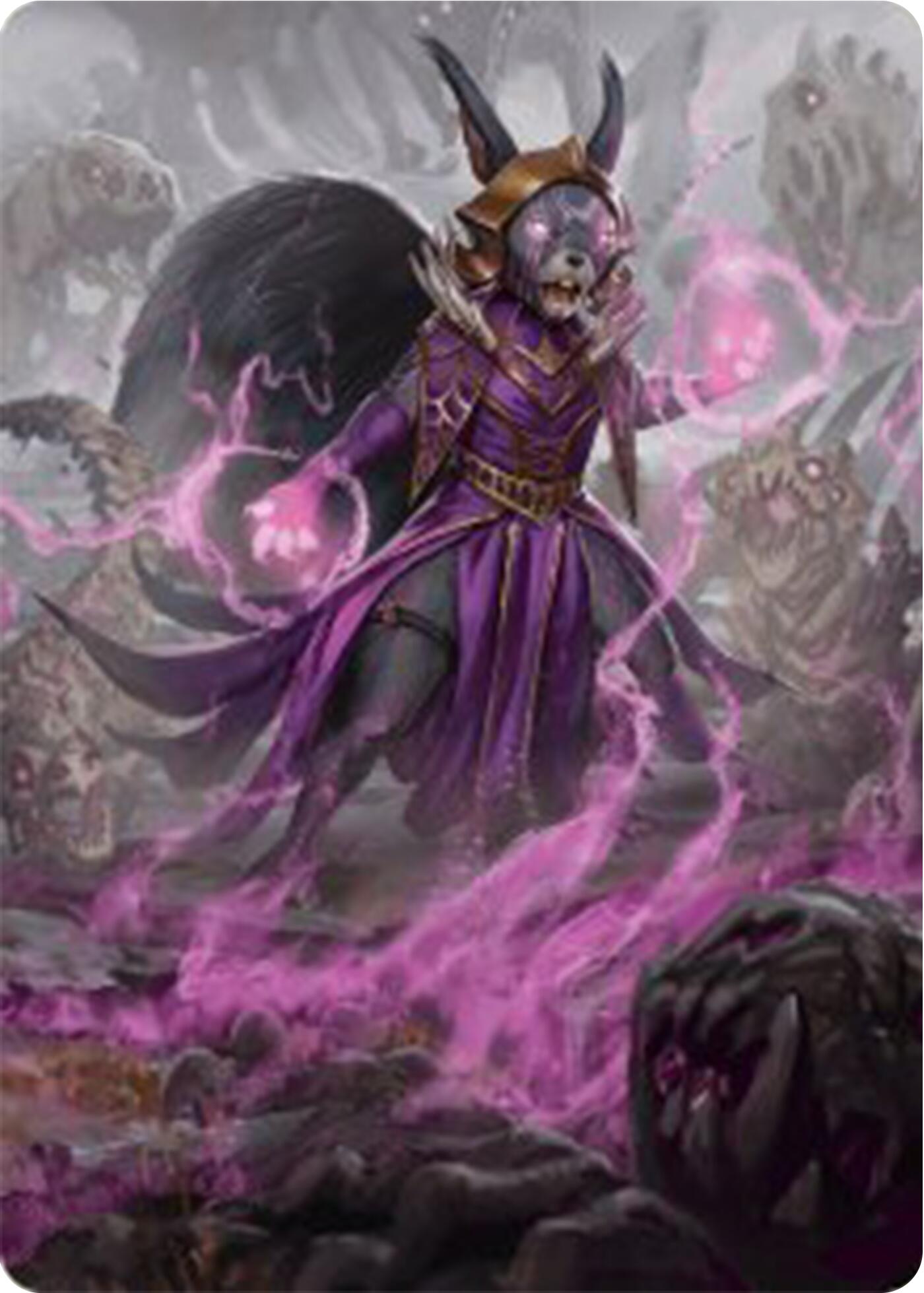 Liliana of the Dark Realms Art Card [Bloomburrow Art Series] | PLUS EV GAMES 