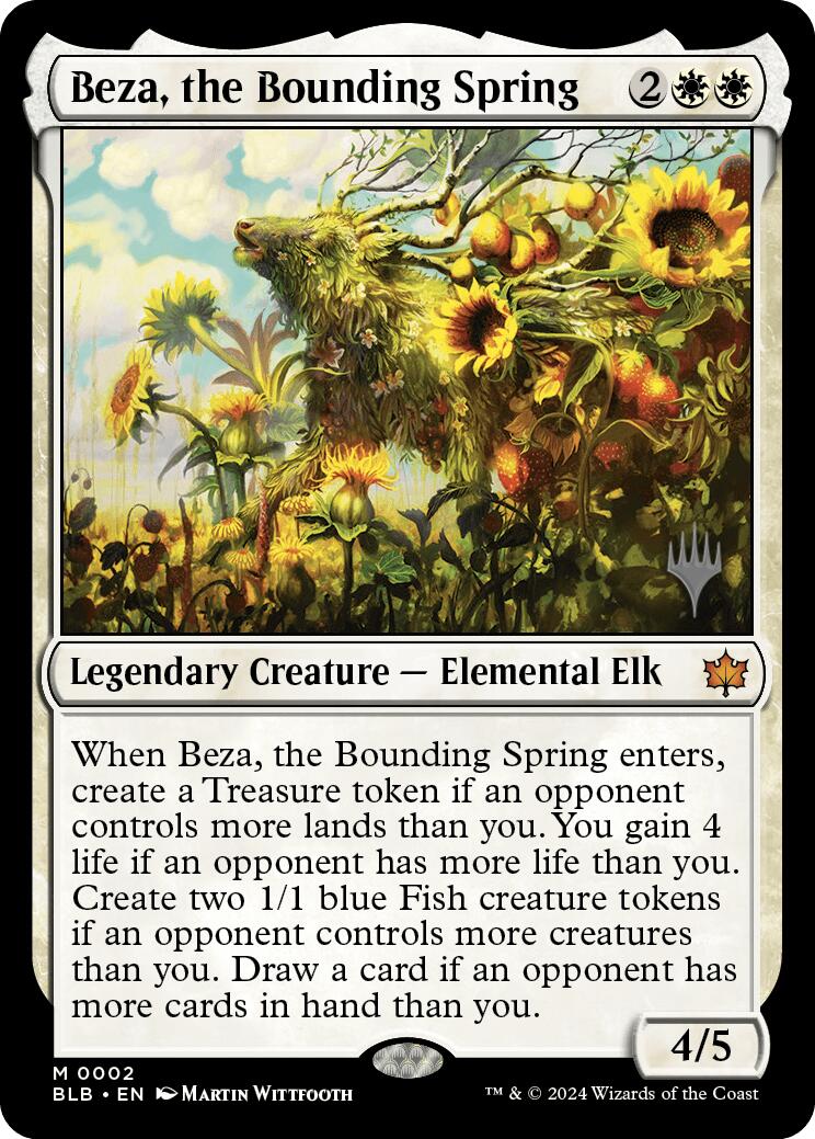 Beza, the Bounding Spring (Promo Pack) [Bloomburrow Promos] | PLUS EV GAMES 