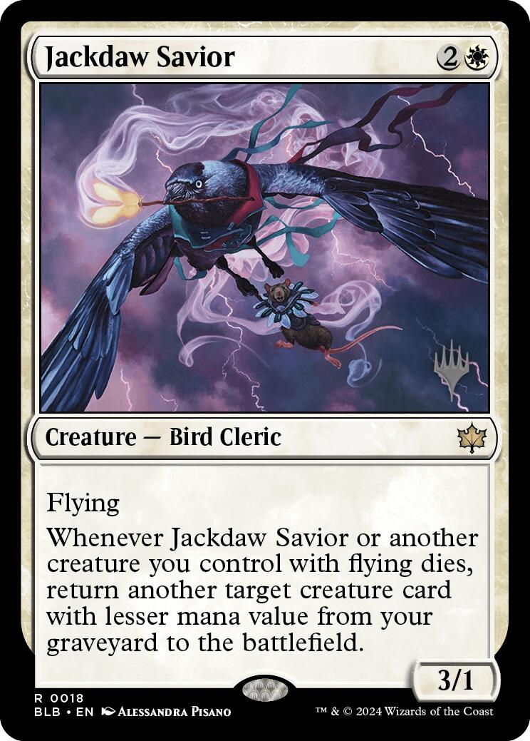 Jackdaw Savior (Promo Pack) [Bloomburrow Promos] | PLUS EV GAMES 