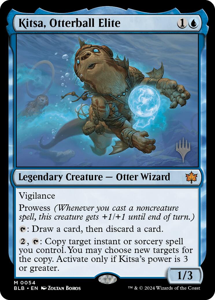 Kitsa, Otterball Elite (Promo Pack) [Bloomburrow Promos] | PLUS EV GAMES 