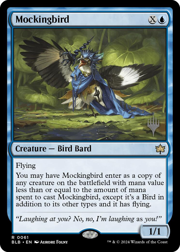 Mockingbird (Promo Pack) [Bloomburrow Promos] | PLUS EV GAMES 