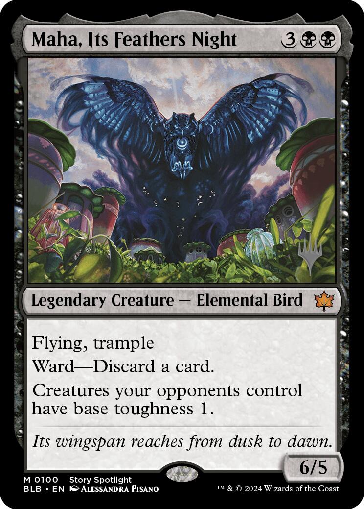 Maha, Its Feather Night (Promo Pack) [Bloomburrow Promos] | PLUS EV GAMES 