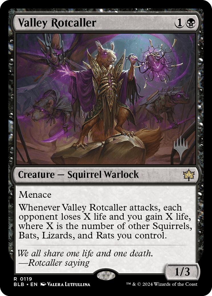 Valley Rotcaller (Promo Pack) [Bloomburrow Promos] | PLUS EV GAMES 