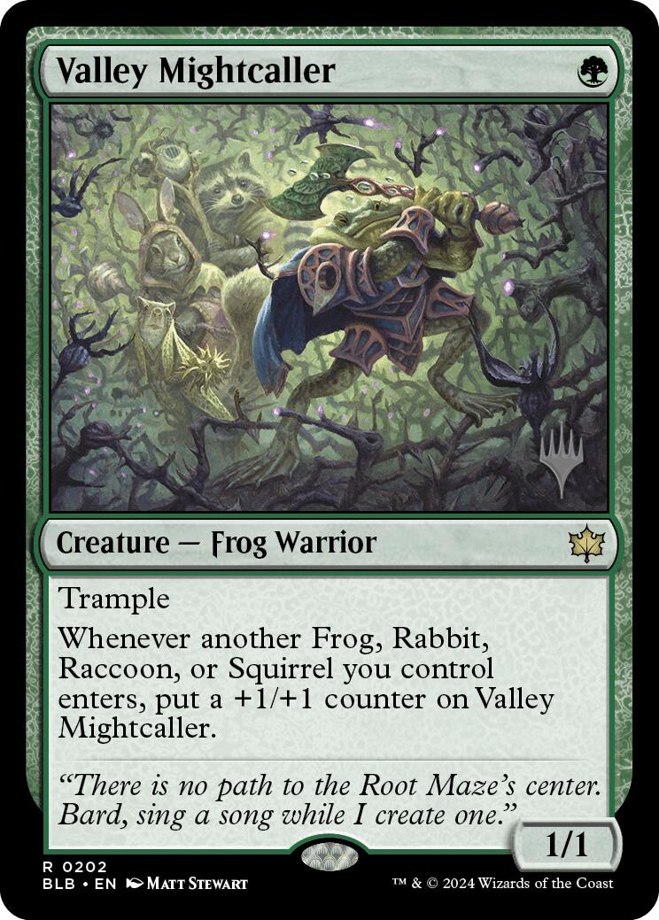 Valley Mightcaller (Promo Pack) [Bloomburrow Promos] | PLUS EV GAMES 