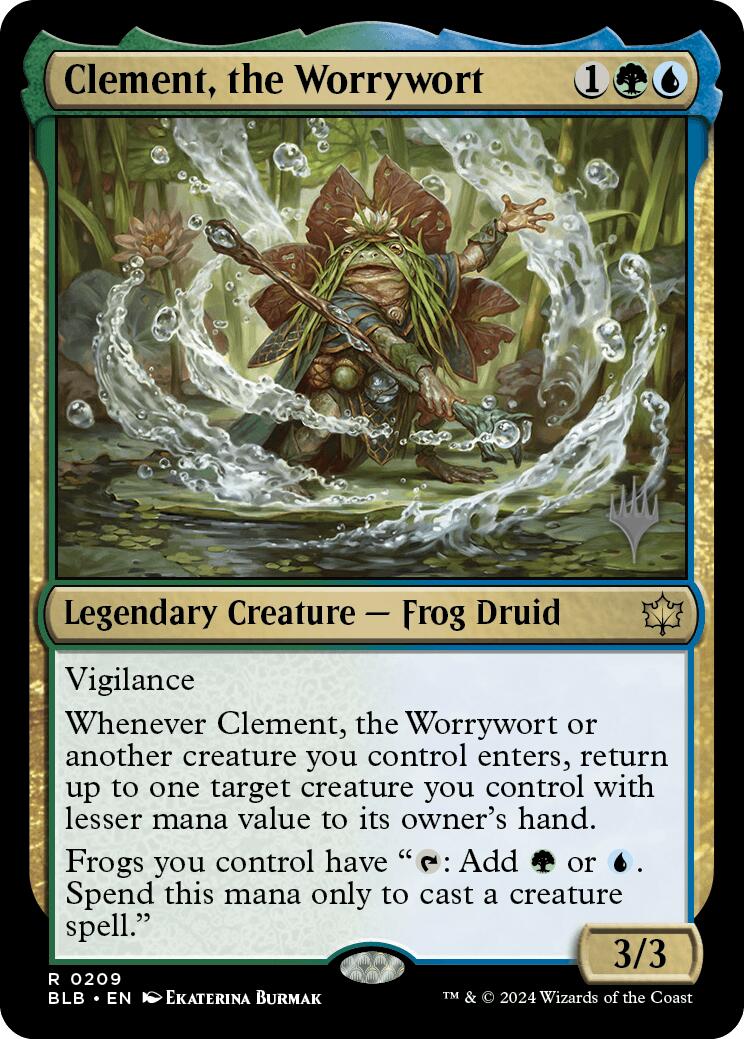 Clement, the Worrywort (Promo Pack) [Bloomburrow Promos] | PLUS EV GAMES 