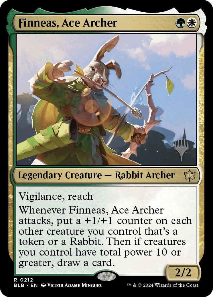 Finneas, Ace Archer (Promo Pack) [Bloomburrow Promos] | PLUS EV GAMES 