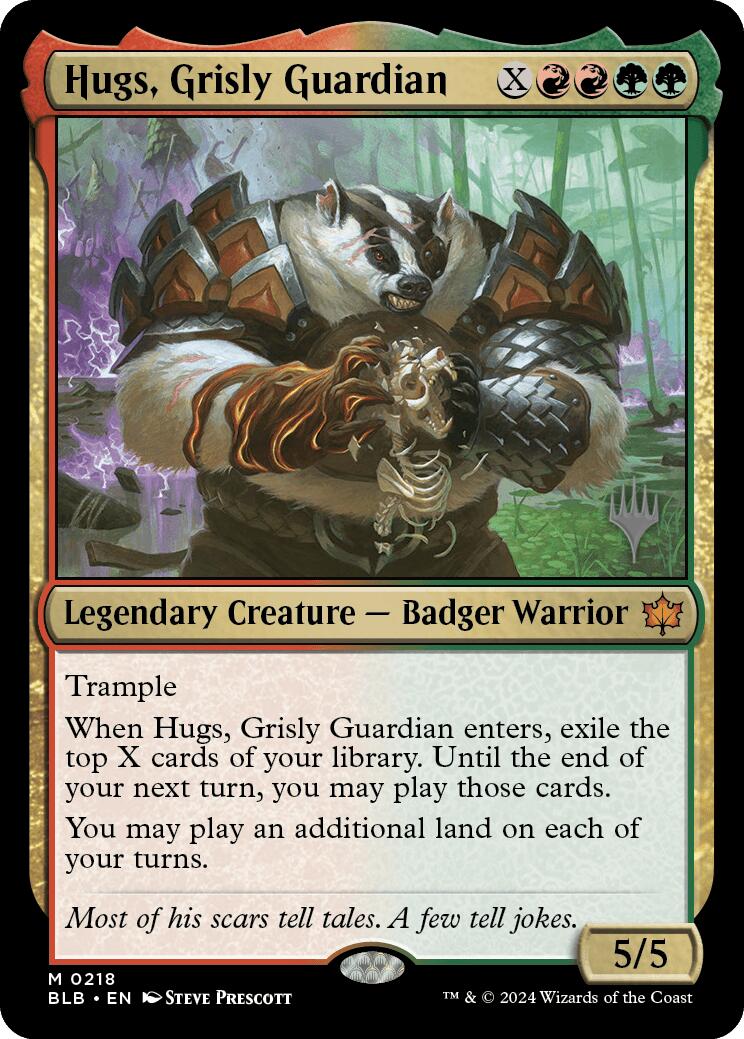 Hugs, Grisly Guardian (Promo Pack) [Bloomburrow Promos] | PLUS EV GAMES 