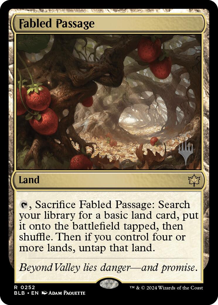 Fabled Passage (Promo Pack) [Bloomburrow Promos] | PLUS EV GAMES 