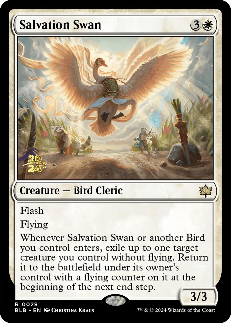 Salvation Swan [Bloomburrow Prerelease Promos] | PLUS EV GAMES 