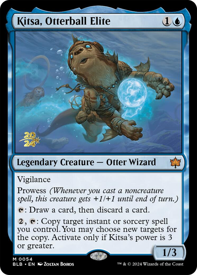 Kitsa, Otterball Elite [Bloomburrow Prerelease Promos] | PLUS EV GAMES 