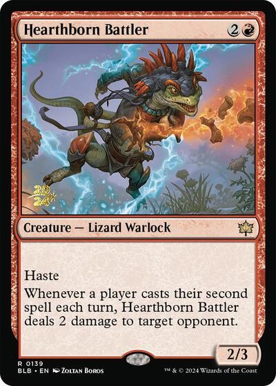 Hearthborn Battler [Bloomburrow Prerelease Promos] | PLUS EV GAMES 