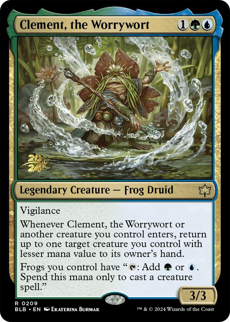 Clement, the Worrywort [Bloomburrow Prerelease Promos] | PLUS EV GAMES 