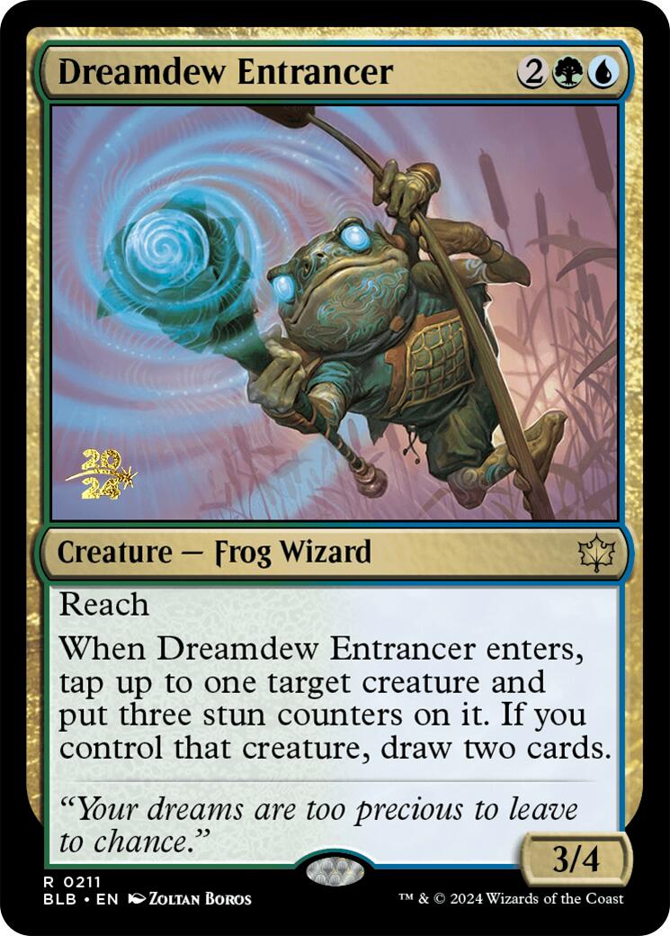 Dreamdew Entrancer [Bloomburrow Prerelease Promos] | PLUS EV GAMES 