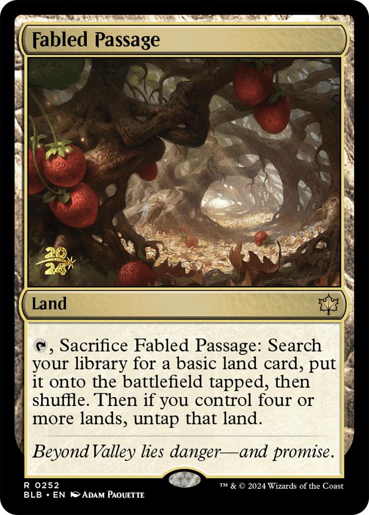 Fabled Passage [Bloomburrow Prerelease Promos] | PLUS EV GAMES 