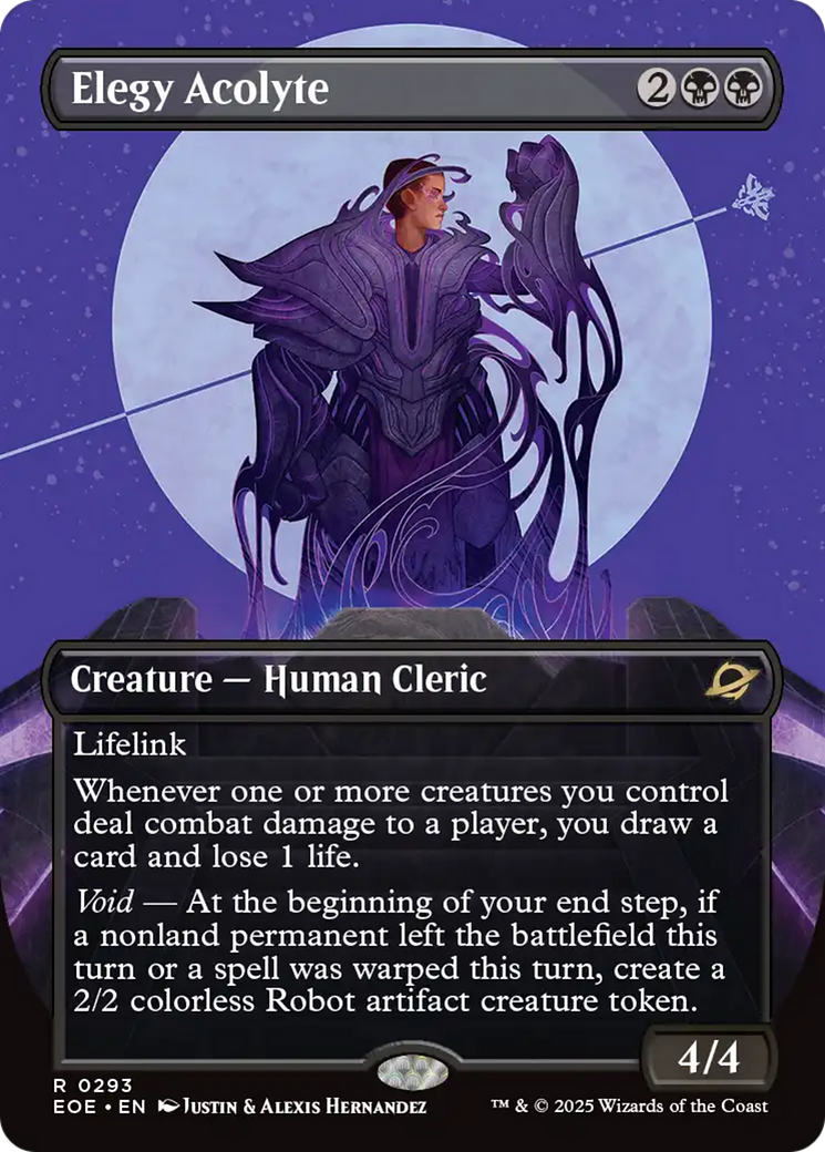 Elegy Acolyte (Borderless) [Edge of Eternities] | PLUS EV GAMES 
