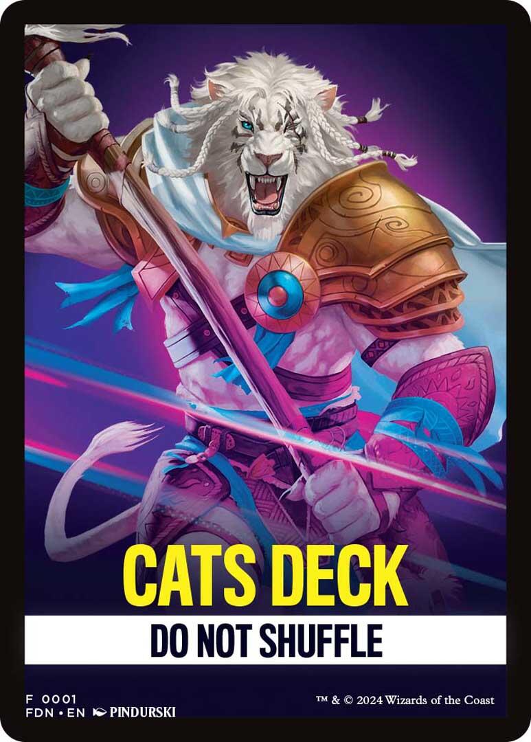 Cats Deck Theme Card [Foundations] | PLUS EV GAMES 