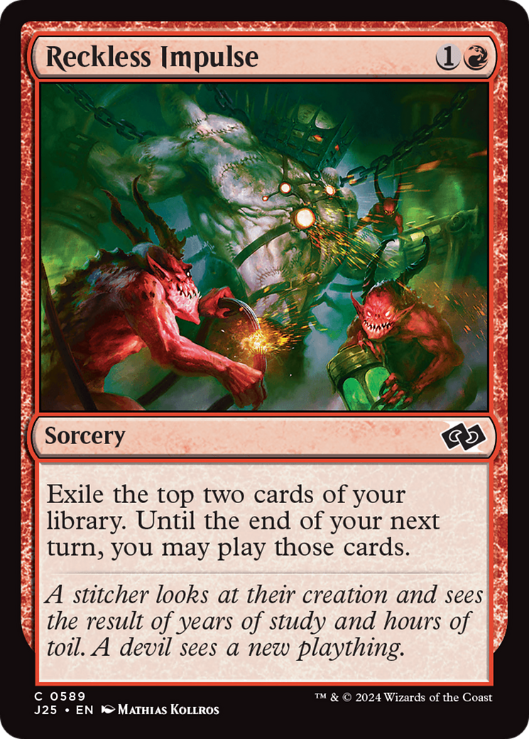 Reckless Impulse [Foundations Jumpstart] | PLUS EV GAMES 