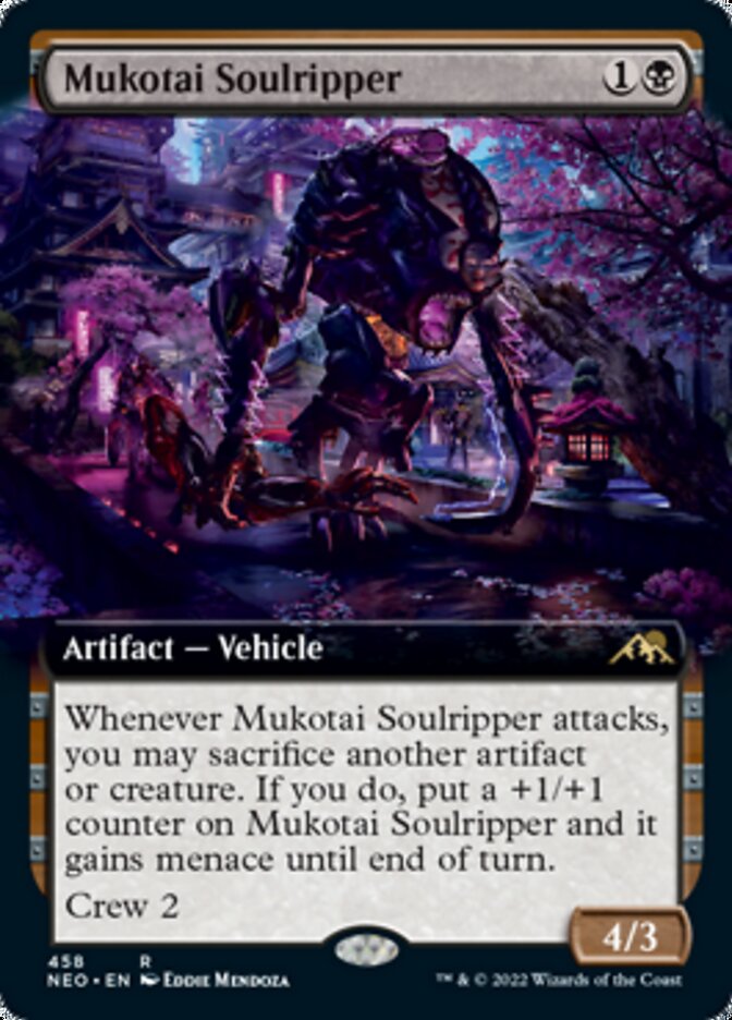 Mukotai Soulripper (Extended Art) [Kamigawa: Neon Dynasty] | PLUS EV GAMES 