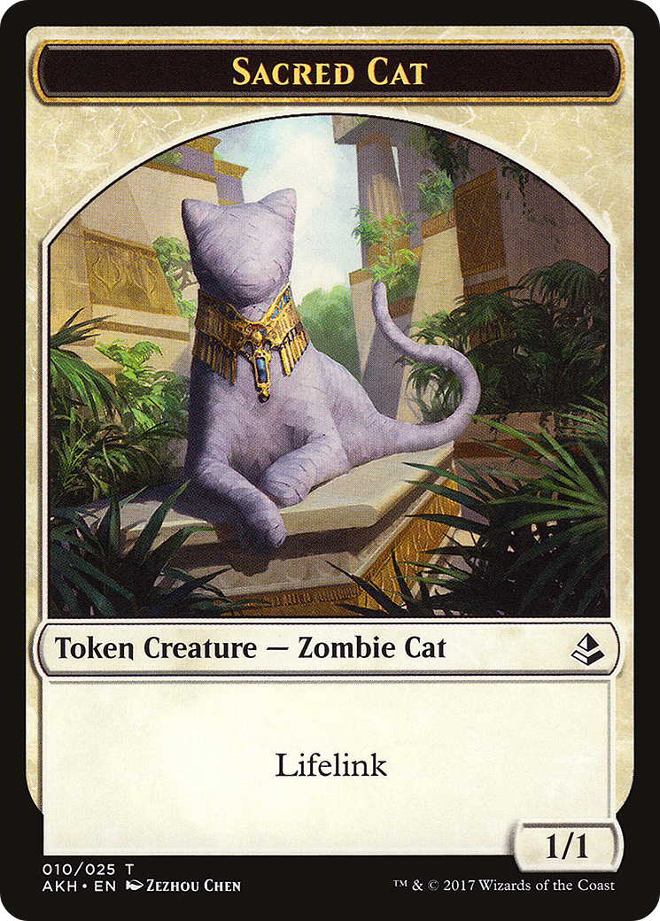 Sacred Cat [Amonkhet Tokens]