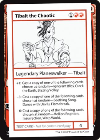 Tibalt the Chaotic (2021 Edition) [Mystery Booster Playtest Cards] | PLUS EV GAMES 