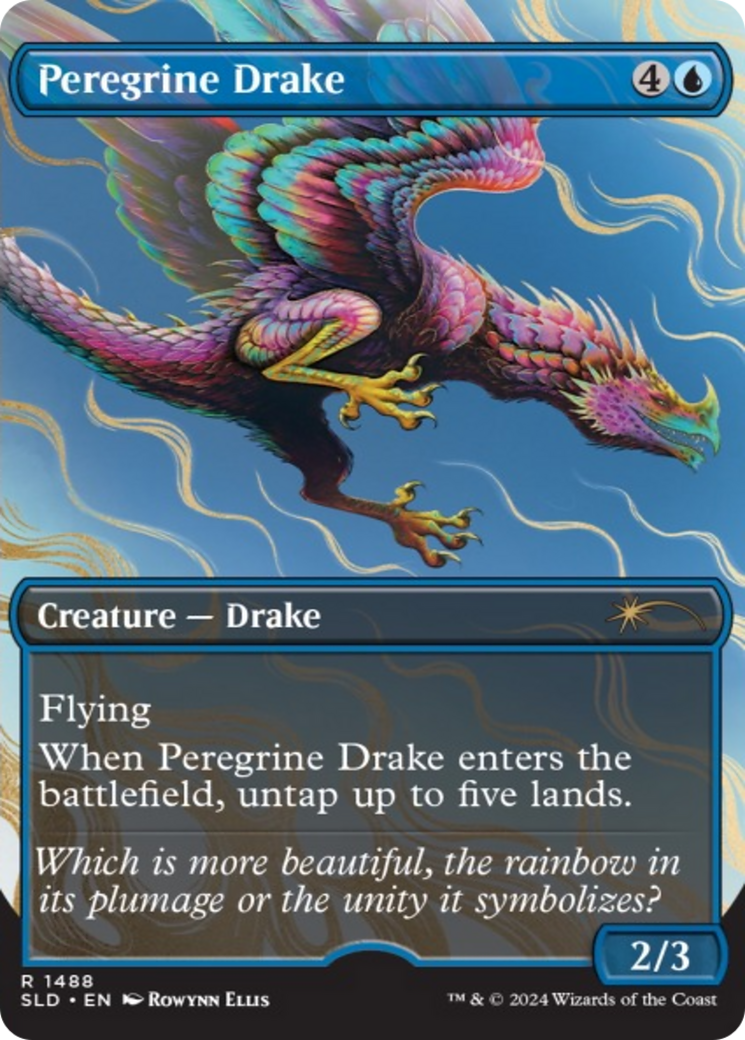 Peregrine Drake (Rainbow Foil) [Secret Lair Drop Series] | PLUS EV GAMES 