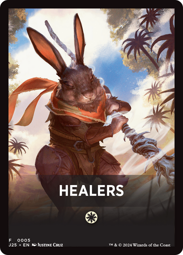 Healers Theme Card [Foundations Jumpstart Front Cards] | PLUS EV GAMES 