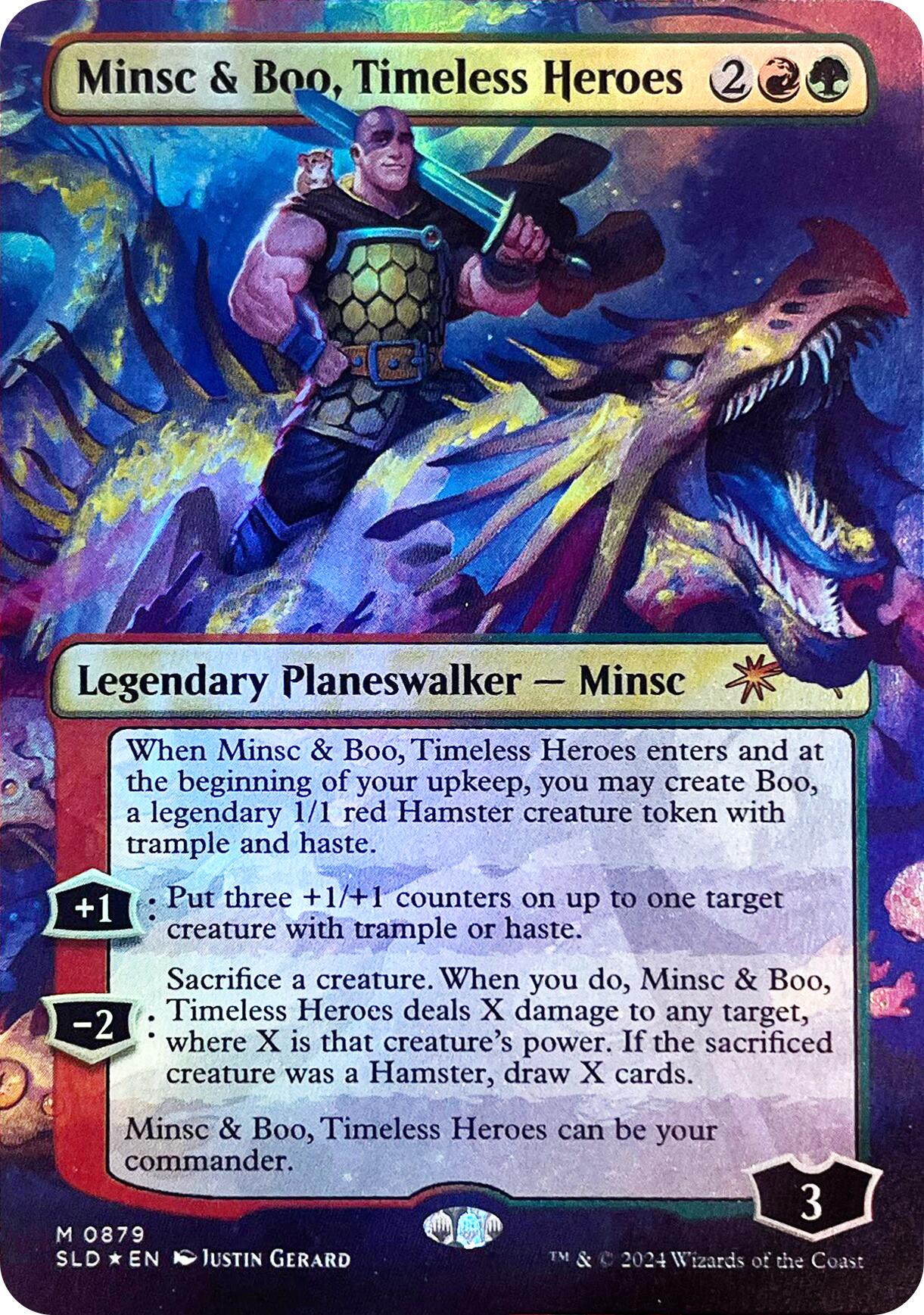 Minsc & Boo, Timeless Heroes (Rainbow Foil) [Secret Lair Drop Series] | PLUS EV GAMES 