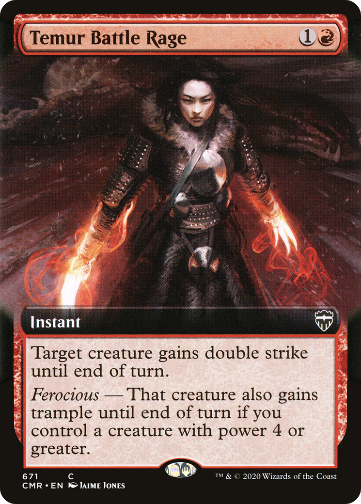 Temur Battle Rage (Extended) [Commander Legends Extended]
