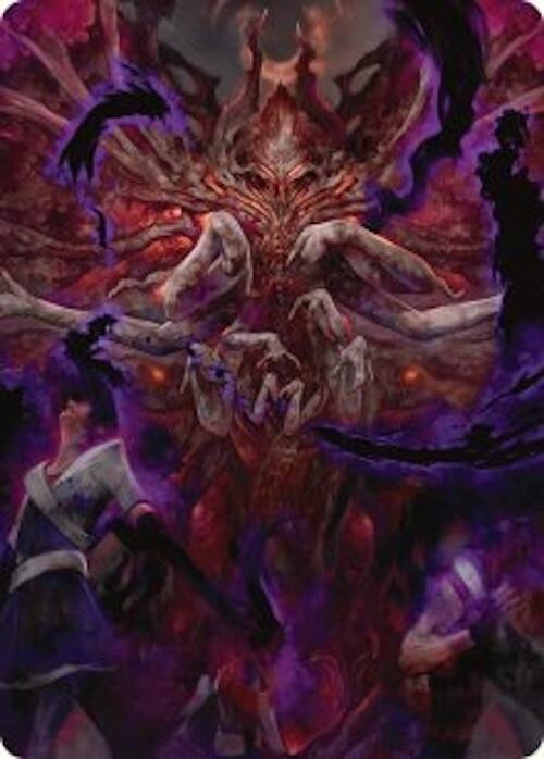 Damnation Art Card [Duskmourn: House of Horror Art Series] | PLUS EV GAMES 